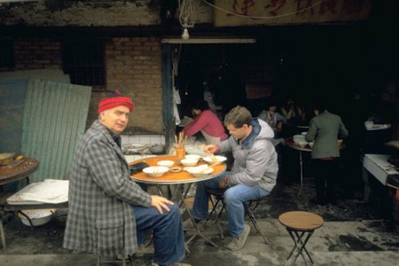 Noll Has Lunch in Chengdu, Sichuan, China