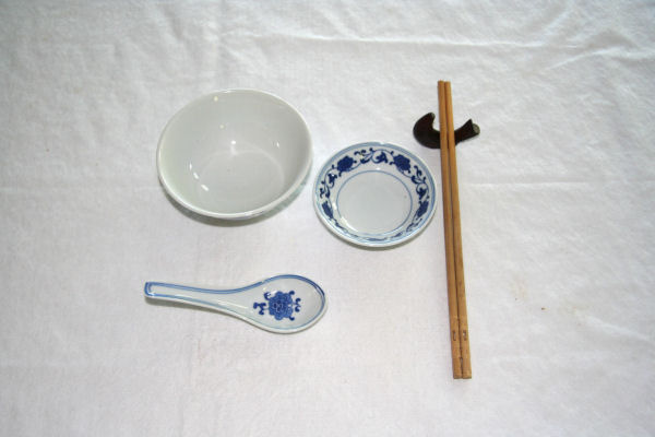 Individual Bowl, Spoon and Saucer 
