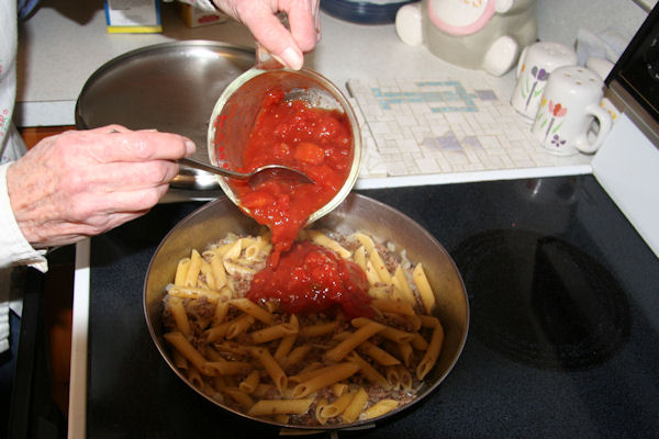 Step 13 - Add Tomato to Skillet