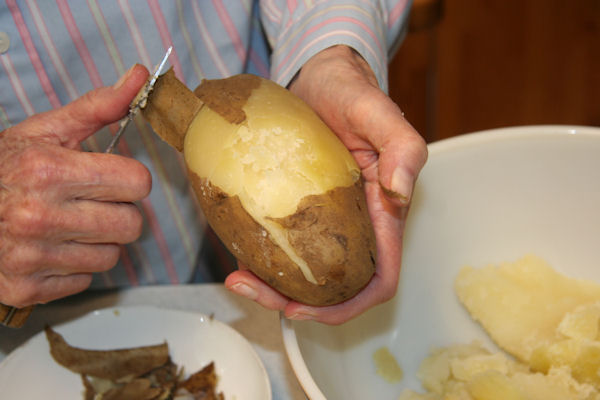 Step 5 - Peel Potatoes