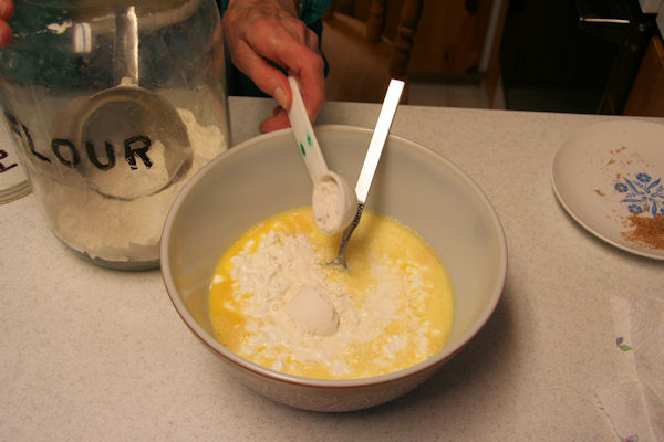 Step 12 - Add Flour