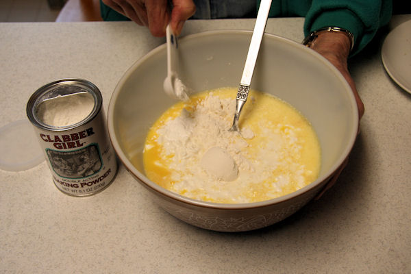 Step 13 - Add Baking Powder