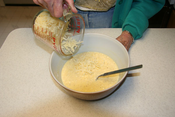 Step 17 - Add Swiss Cheese