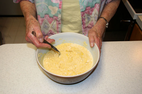 Step 5 - Stir Cornbread Mix 
