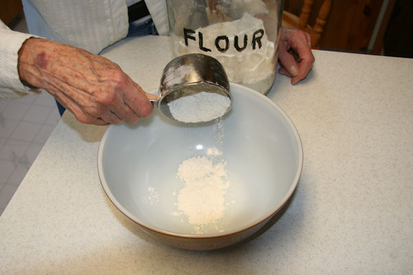 Step 15 - Measure Flour