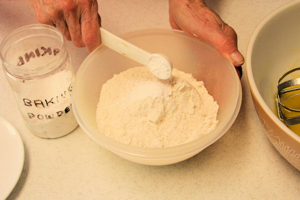 Step 10 - Add Baking Powder