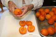 Making Apricot Crisp Step 2