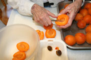 Making Apricot Crisp Step 3