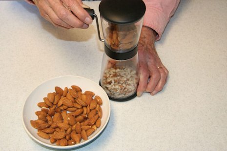 Step 1 - Chop Almonds