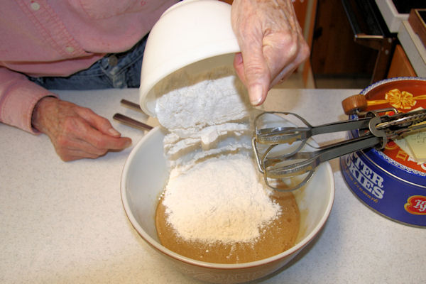 Step 16 - Add Flour Mix