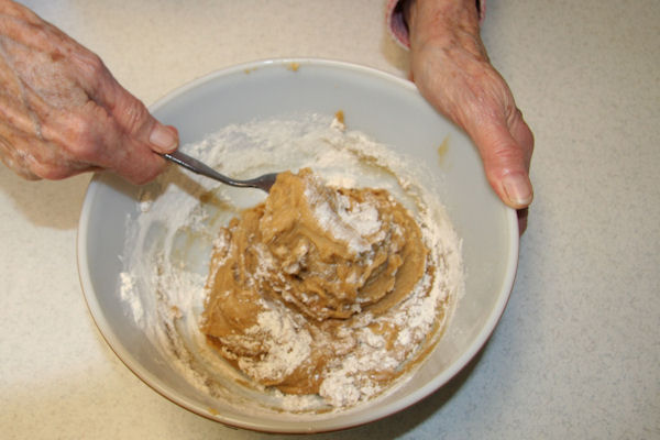 Step 17 - Mix Coolie Dough