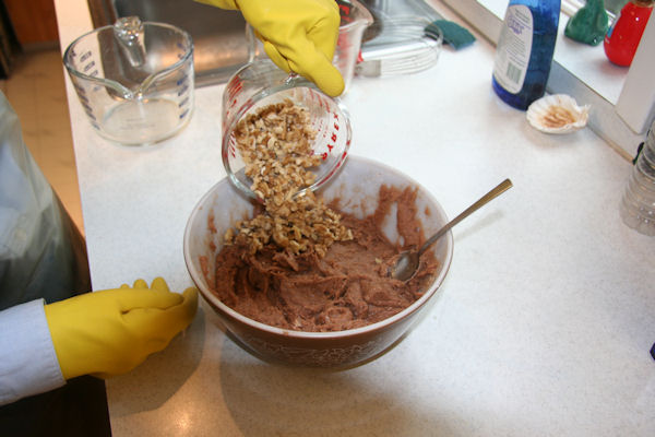 Step 18 - Add Nuts to the Batter 