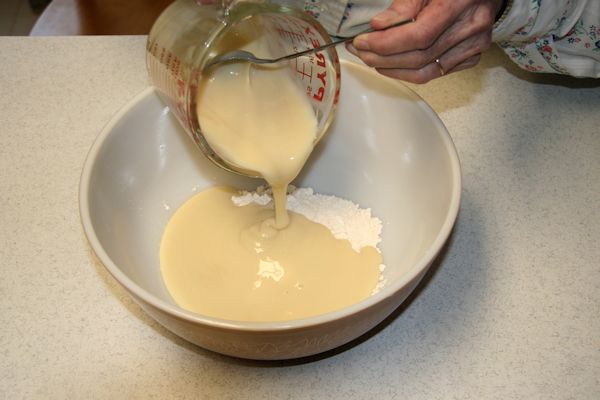 Step 10 - Milk to Bowl