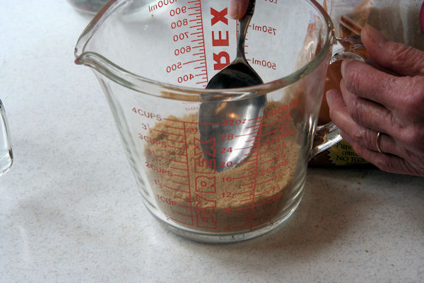 Step 2 - Measure out the Brown Sugar