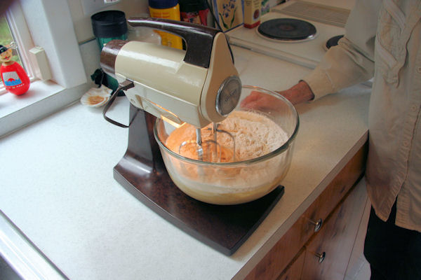 Step 16 - Mixing in the Flour 