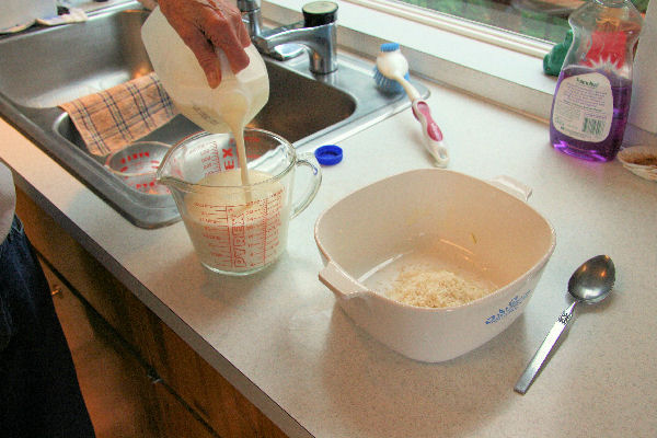 Step 6 - Old-Time Rice Pudding 
