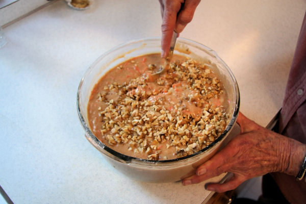 Step 18 - Mix in the Walnuts 