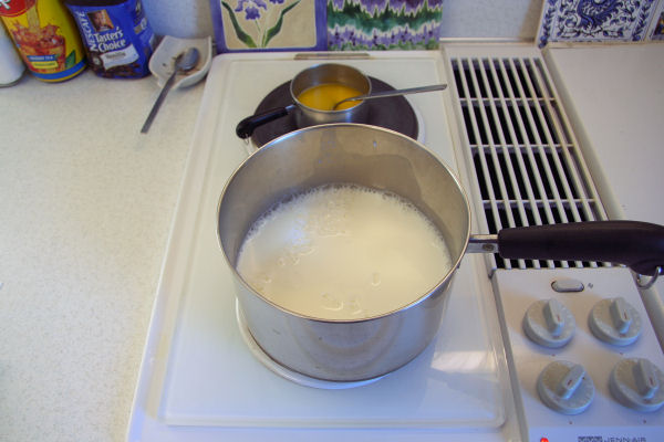 Step 6 - Scald Milk 