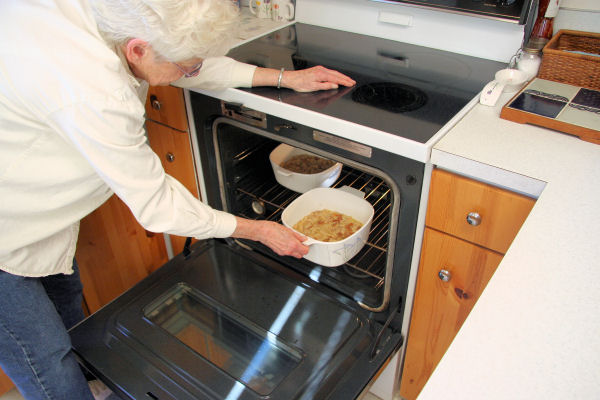 Step 10 - Into the Oven to Bake 