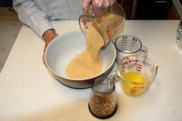Step 6 - Crackers into Bowl