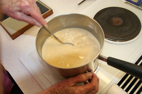 Step 11 - Stir Saucepan 