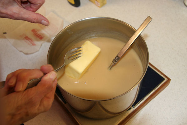 Step 12 - Add Butter 