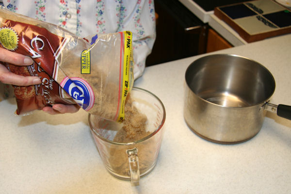 Step 1 - Measure Brown Sugar