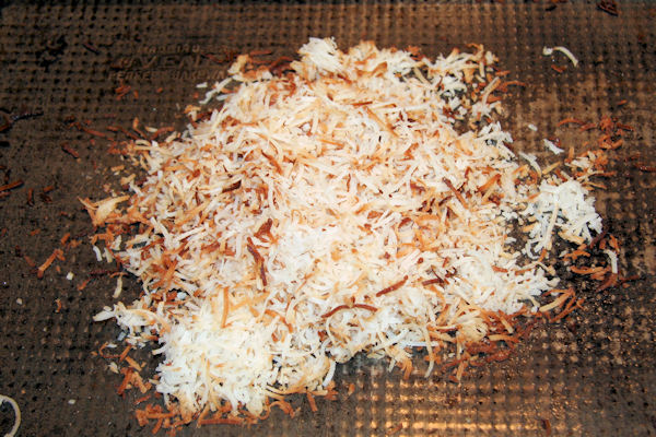 Step 4 - Toasted Coconut