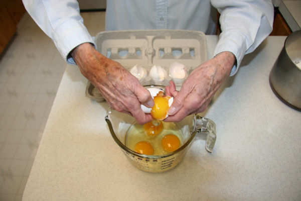 Step 9 - Crack Eggs