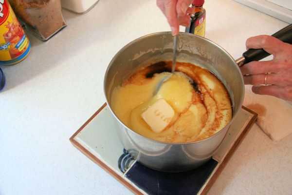 Step 20 - Stir Pudding