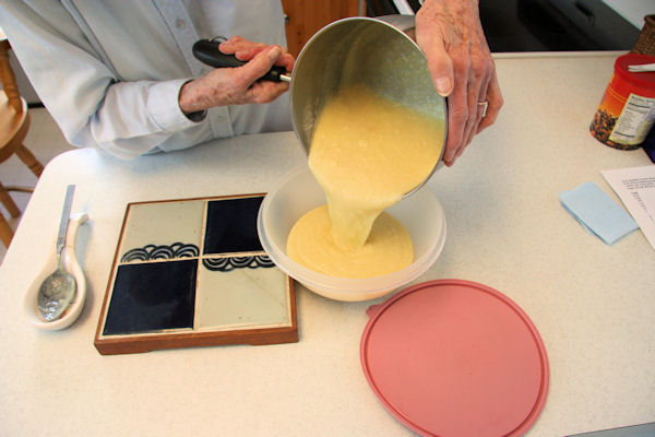 Step 21 - Pour into Airtight Bowl