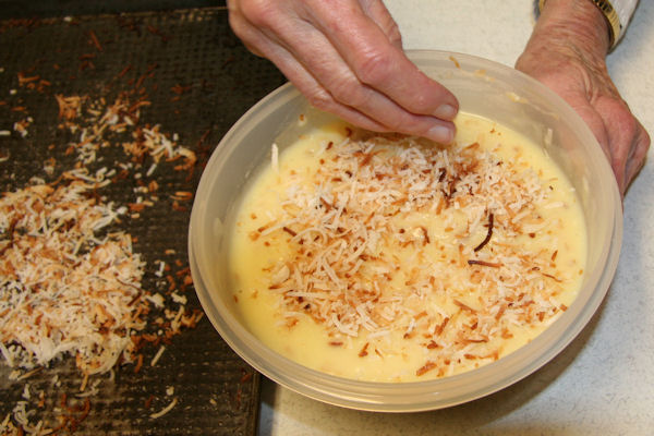 Step 24 - Sprinkle Toasted Coconut