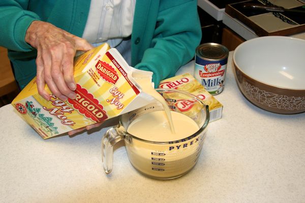 Step 14 - Measure Eggnog