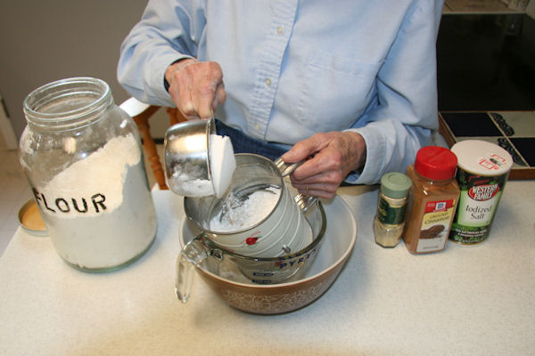 Step 9 - Fill Flour Sifter