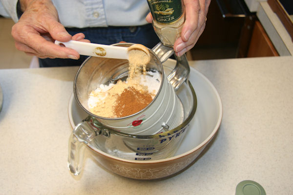 Step 11 - Add Spices to Flour Sifter 