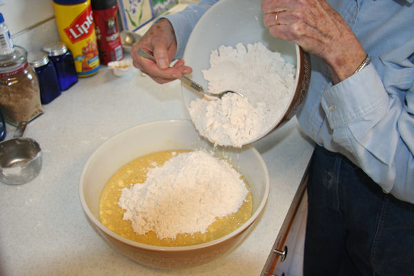 Step 14 - Add Flour to Bowl 