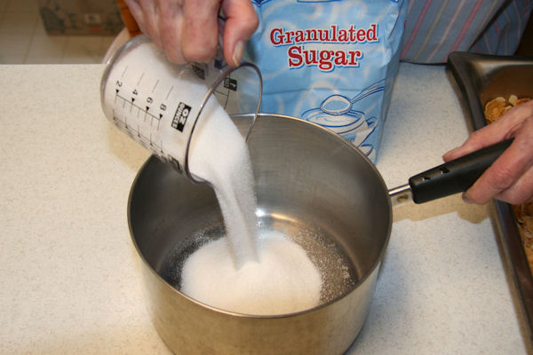 Step 10 - Sugar into Pot