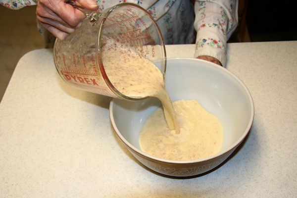 Step 10 - Liquid into Bowl