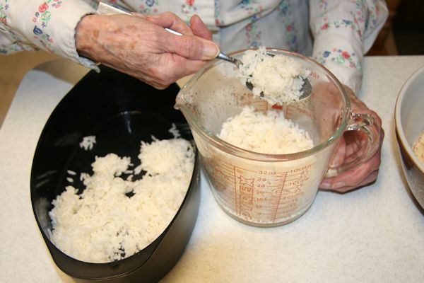 Step 11 - Measure Rice