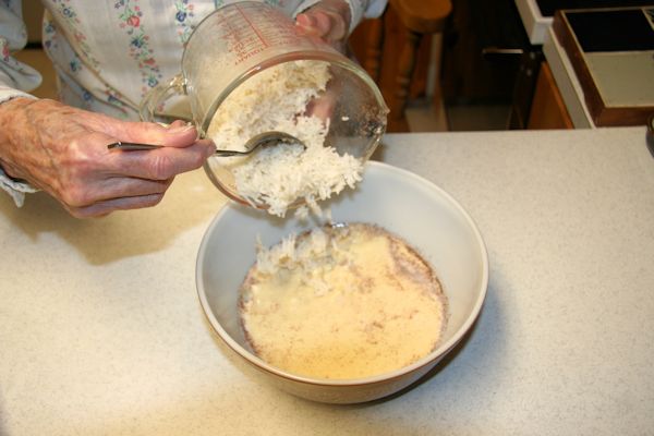 Step 12 - Rice into Bowl