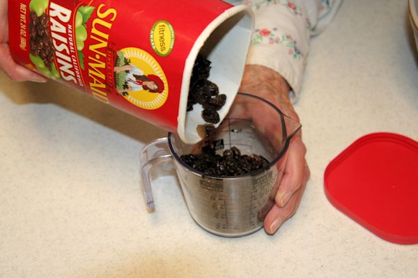 Step 15 - Measure Raisins