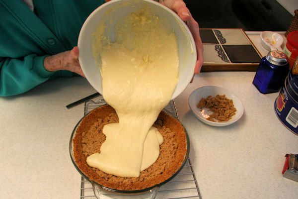Step 20 - Pour onto Crust