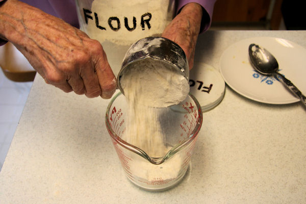 Step 15 - Measure Flour