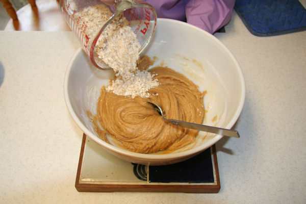 Step 21 - Add Oats to Bowl