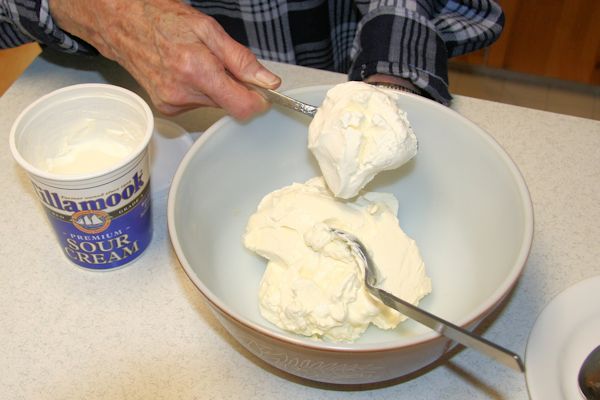 Step 11 - Add Sour Cream