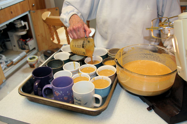 Step 8 - Fill Custard Cups 