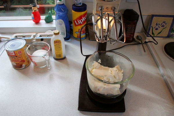 Step 10 - Put Cream Cheese in Mixer Bowl