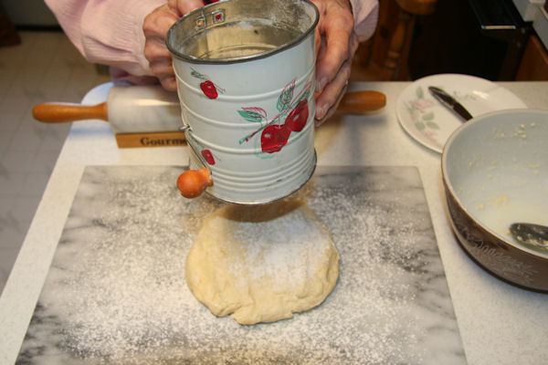 Step 18 - Flour Ball Top