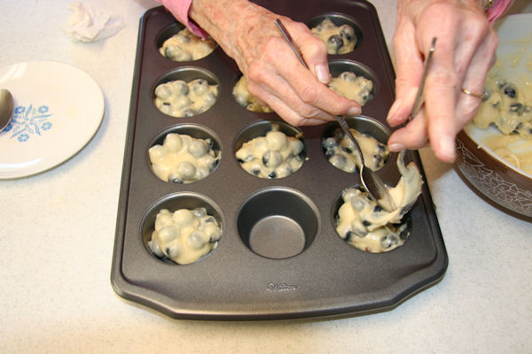 Step 19 - Fill Muffin Tin