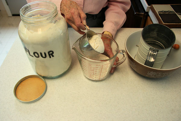 Step 1 - Measure Flour